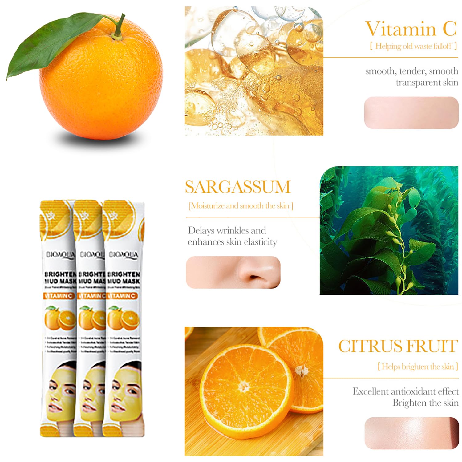 Vitamin c clean mud mask