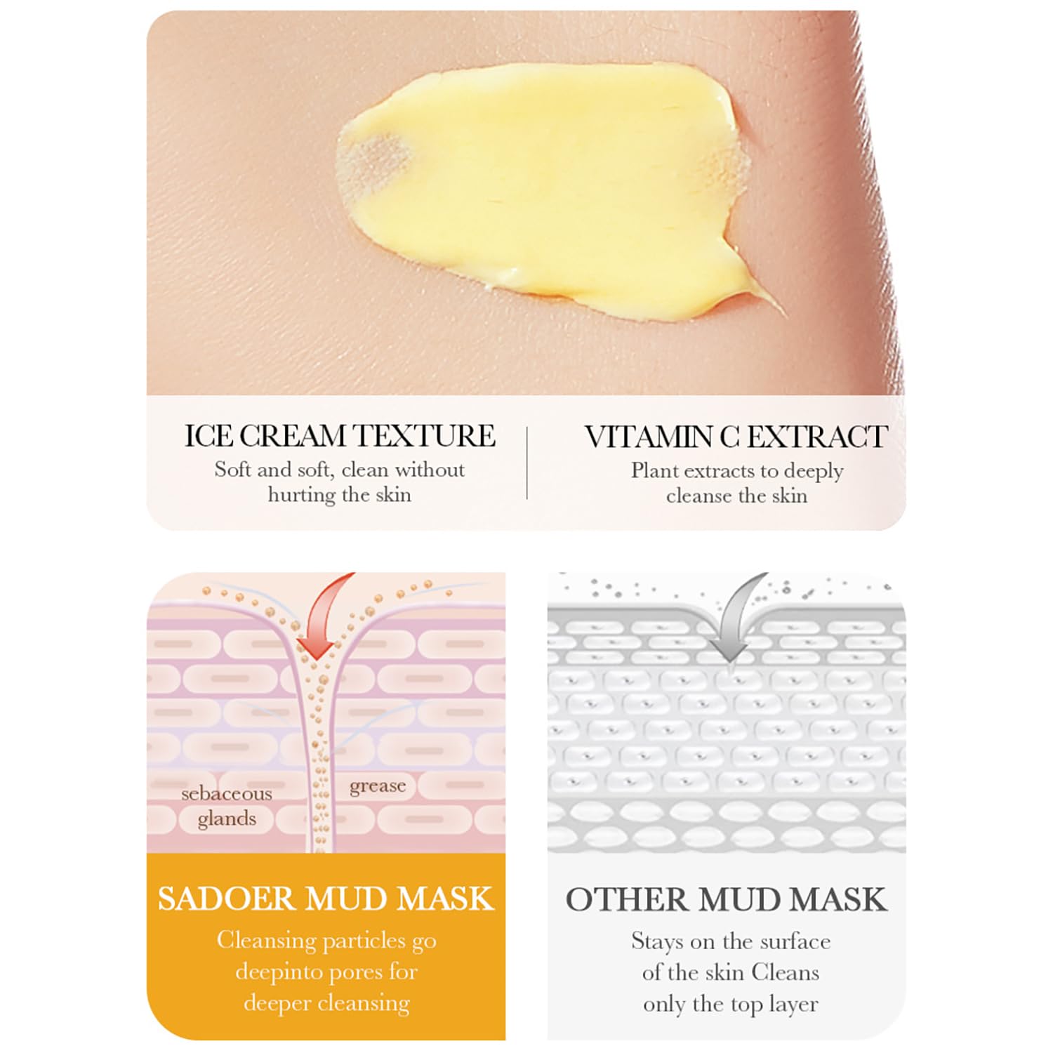 Vitamin c clean mud mask