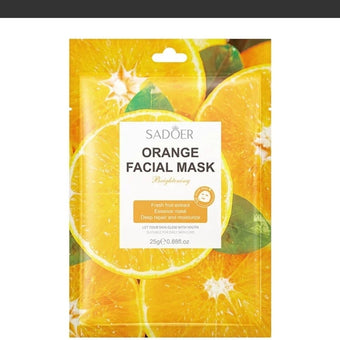 Orange face mask