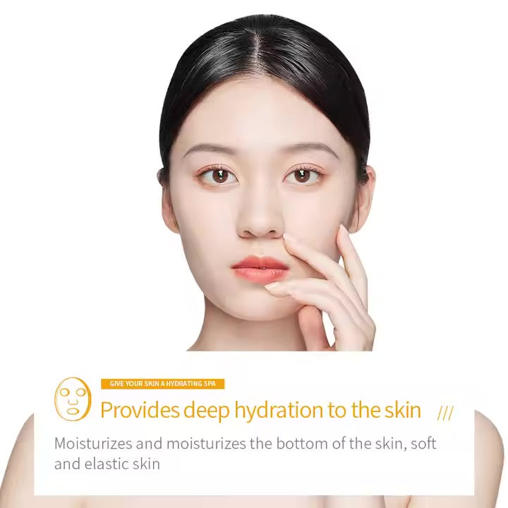 Orange face mask