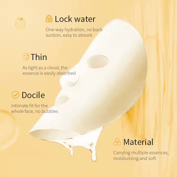 Orange face mask