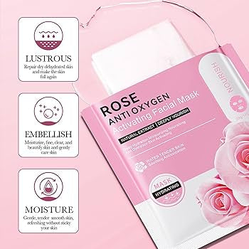 Rose face mask
