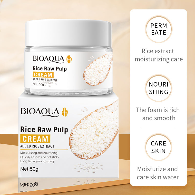 Rice face cream
