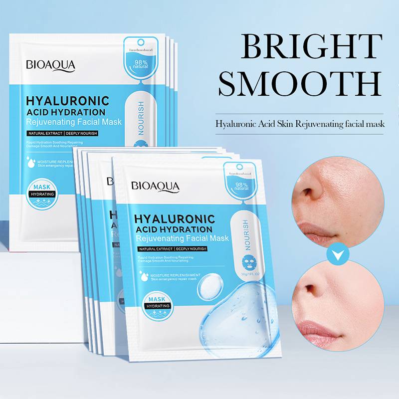 Hyaluronic acid face mask