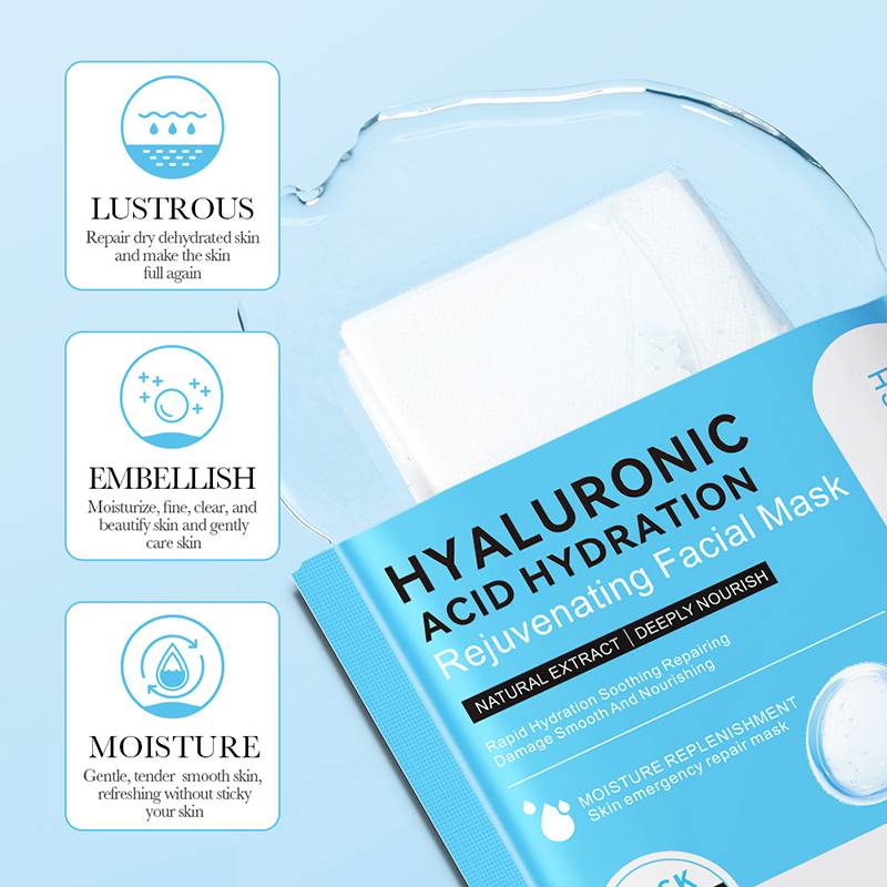 Hyaluronic acid face mask