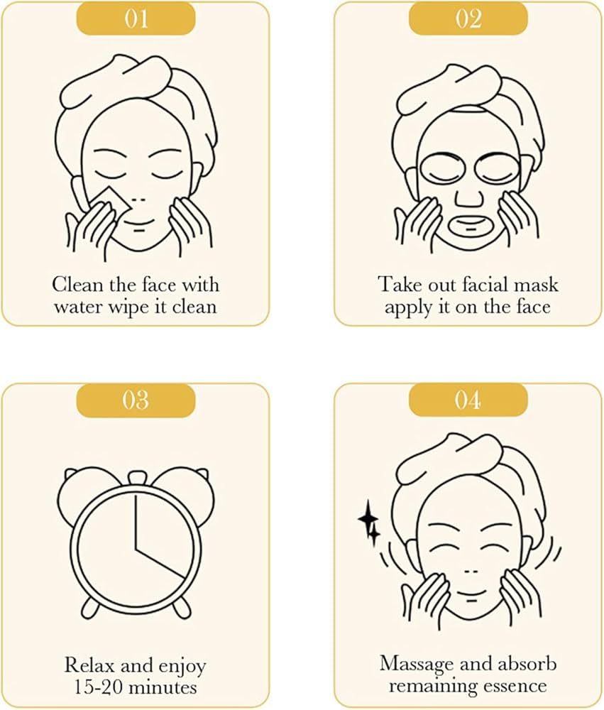 Hyaluronic acid face mask