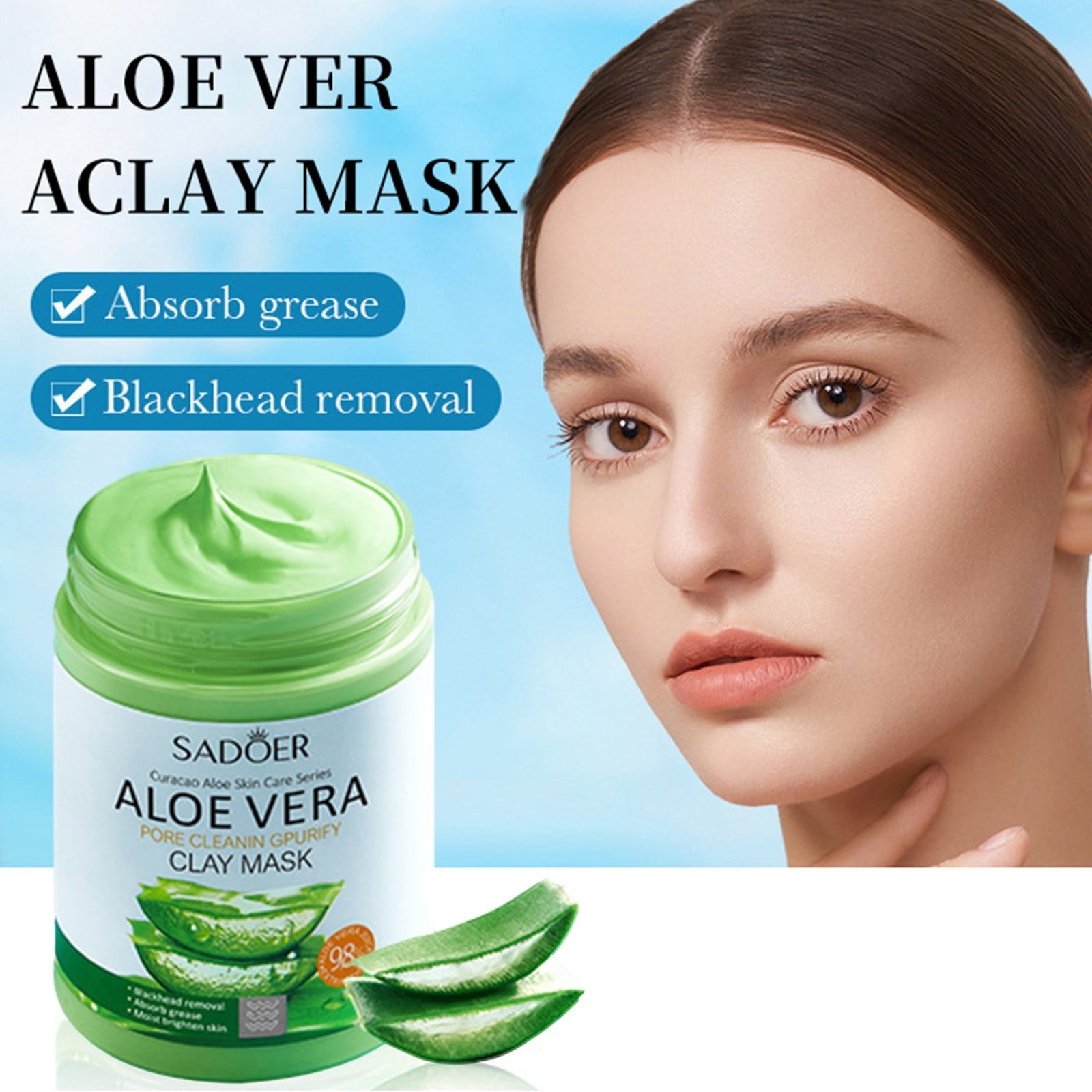 Aloe vera mud mask