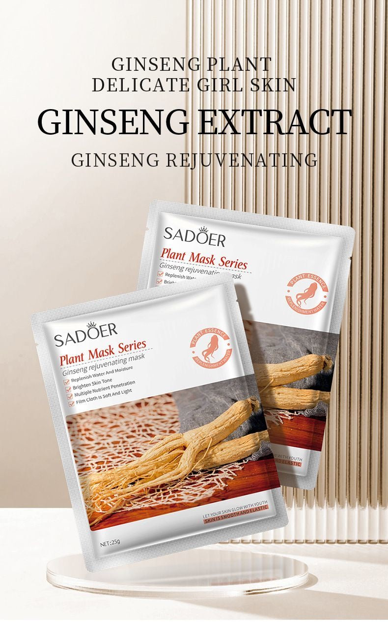 Ginseng face mask