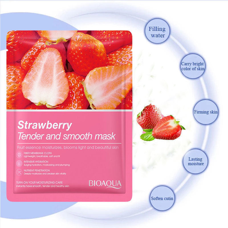 Strawberry face mask