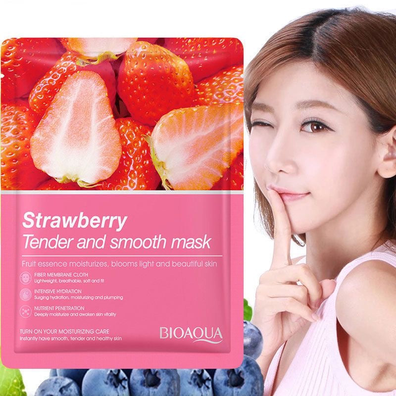 Strawberry face mask