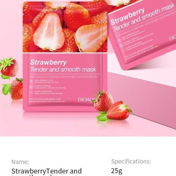 Strawberry face mask