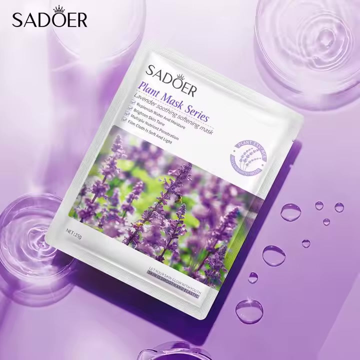 Lavender face mask