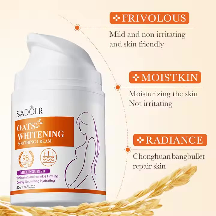 Oat face cream