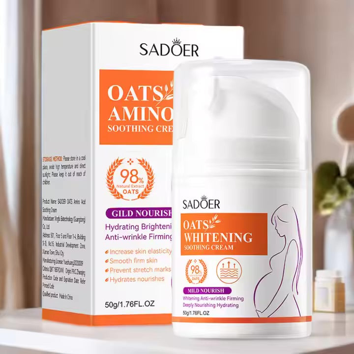 Oat face cream