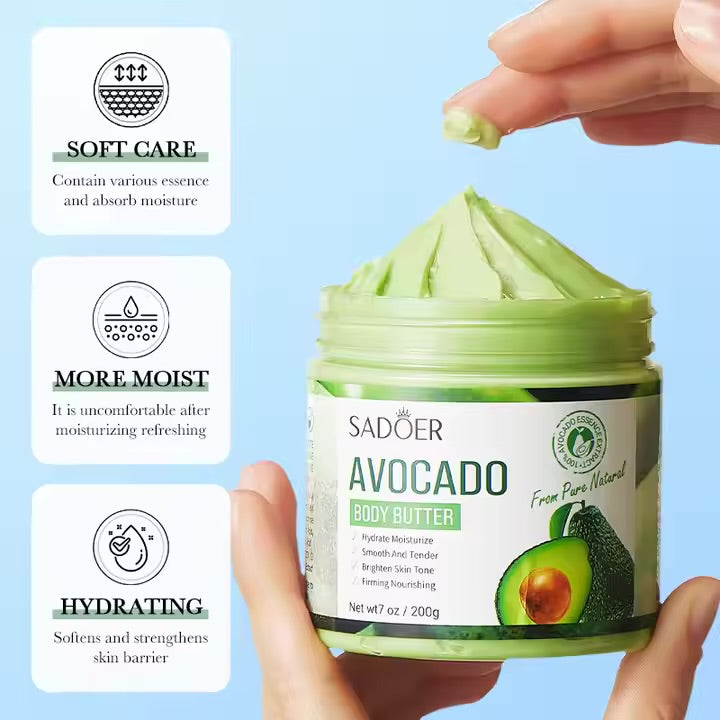 Avocado body butter