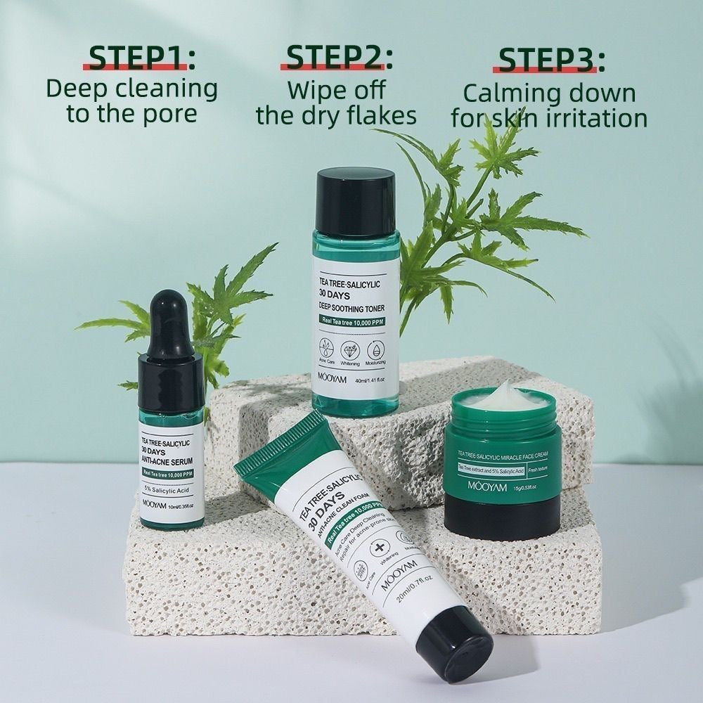 MOOYAM tea tree Salicylic 30days Anti- Acne Set