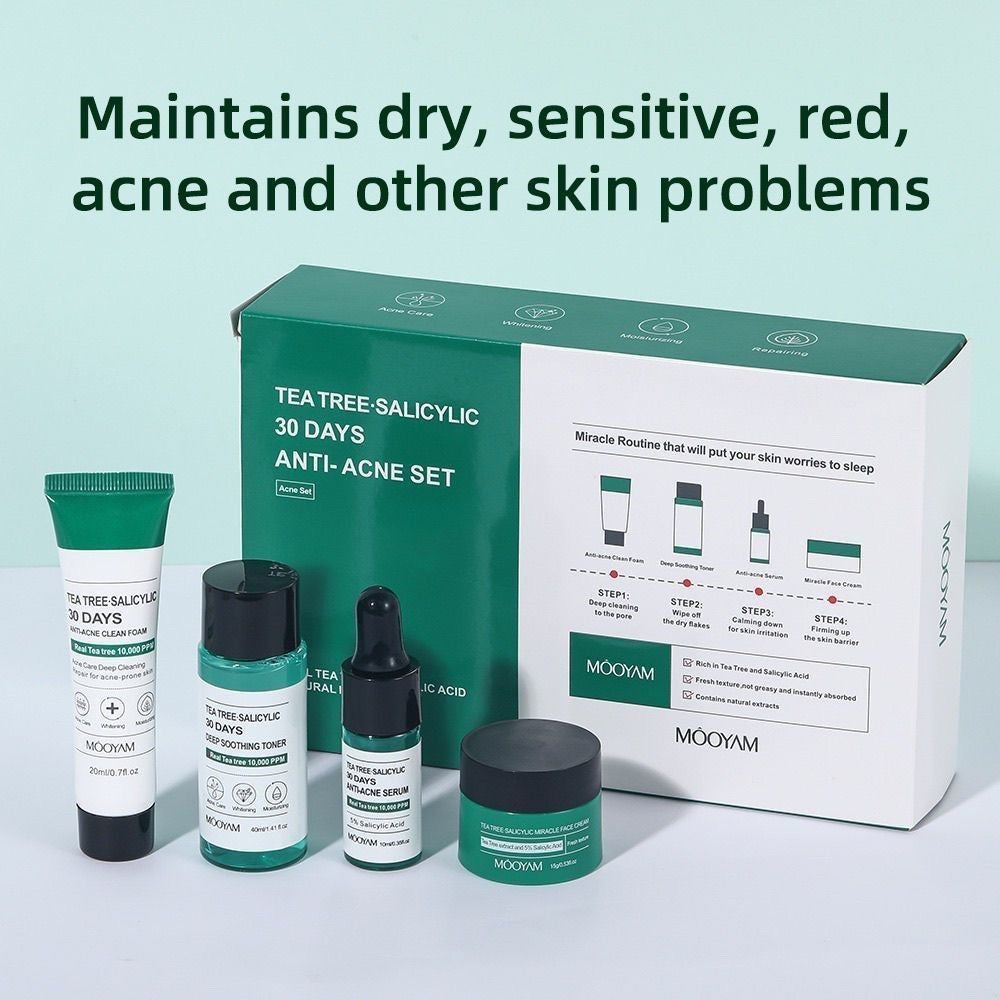 MOOYAM tea tree Salicylic 30days Anti- Acne Set