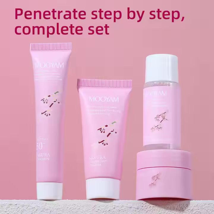 MOOYAM sakura brightening skin travel kit