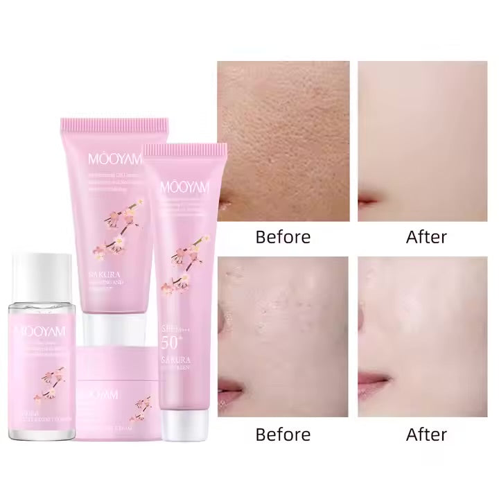 MOOYAM sakura brightening skin travel kit