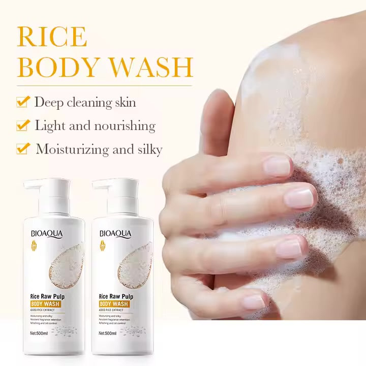 Rice shower gel