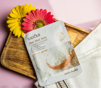 Rice face mask