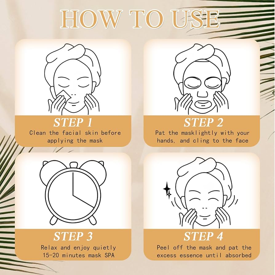 Rice face mask