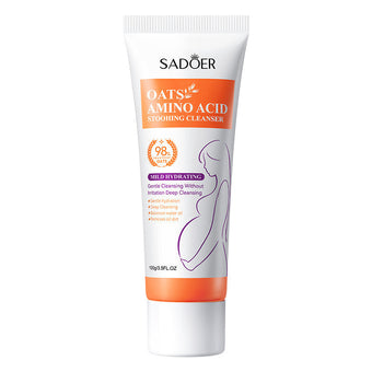 Oat face cleanser