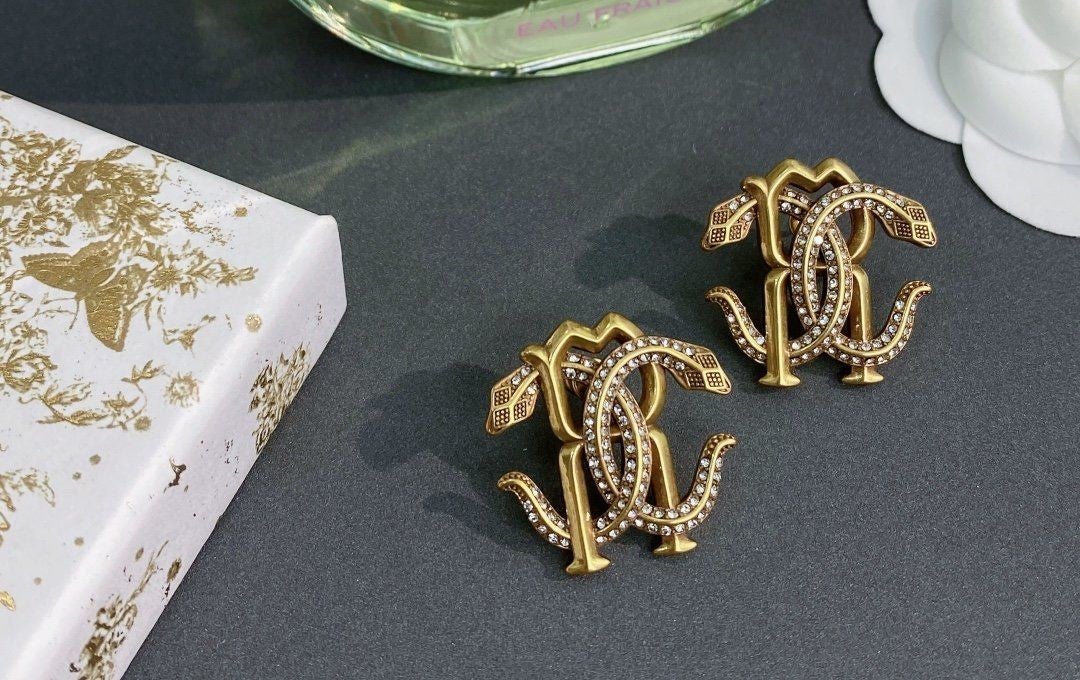 Robert Vintage Serpentine Earrings