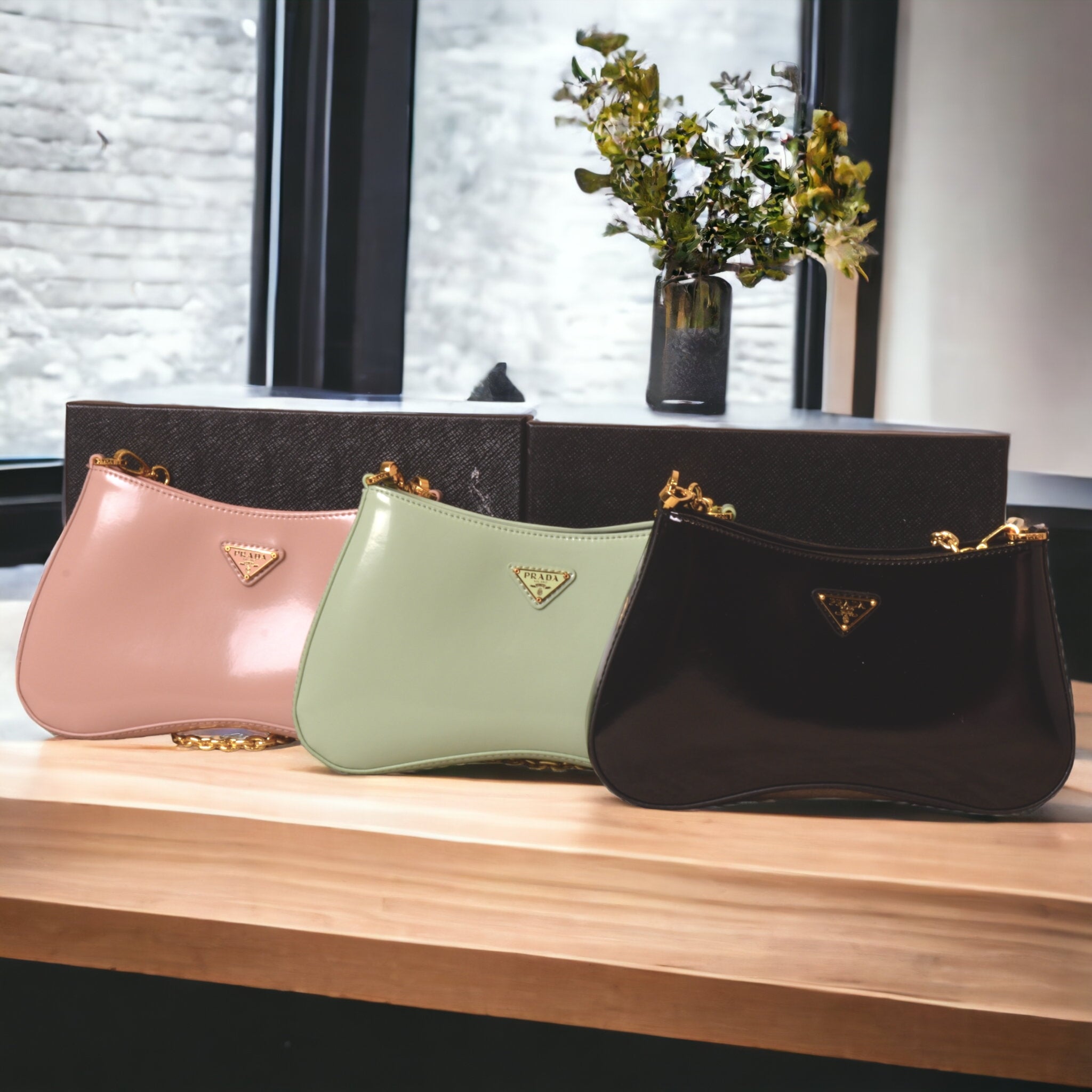 Prada women's brown leather bag - Laxe Online