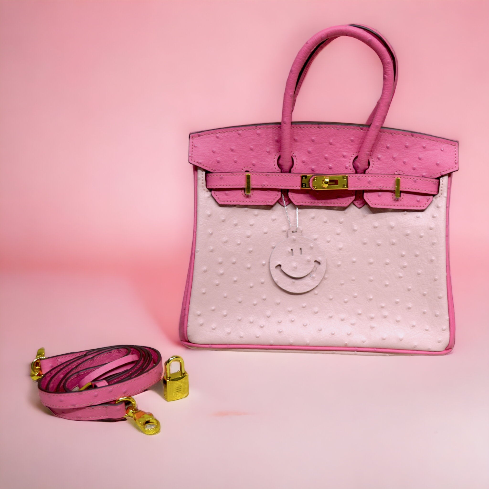Hermes handbag in fuchsia pink - Laxe Online