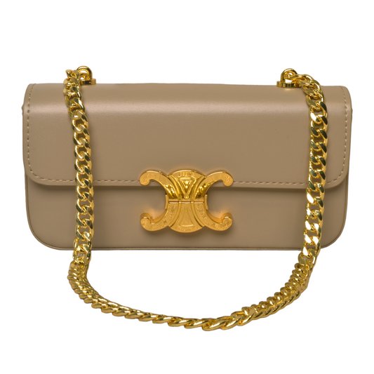 Celine chain shoulder bag in patent calf leather - Laxe Online