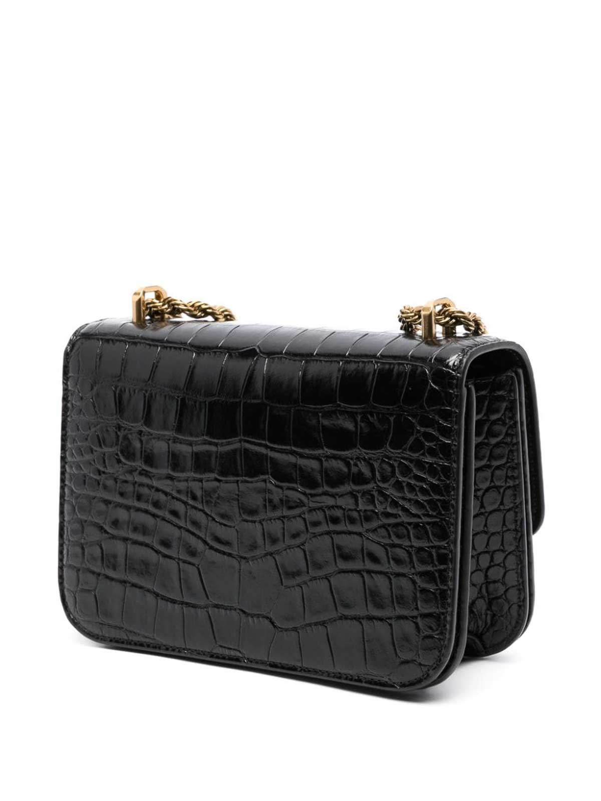 Tory Burch Eleanor bag in crocodile embossed leather - Laxe Online