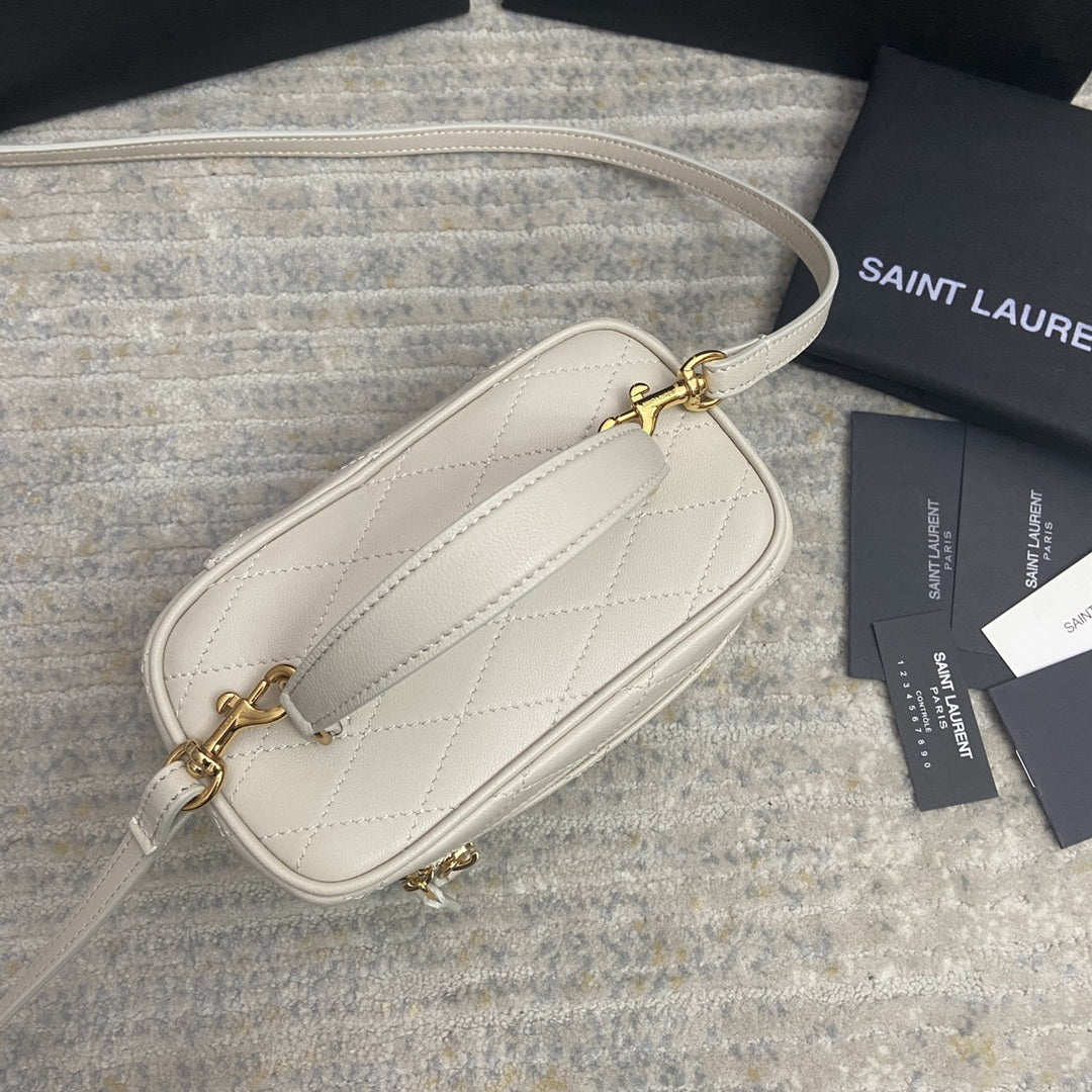 Saint Laurent Quilted East/West Vanity Bag - Laxe Online