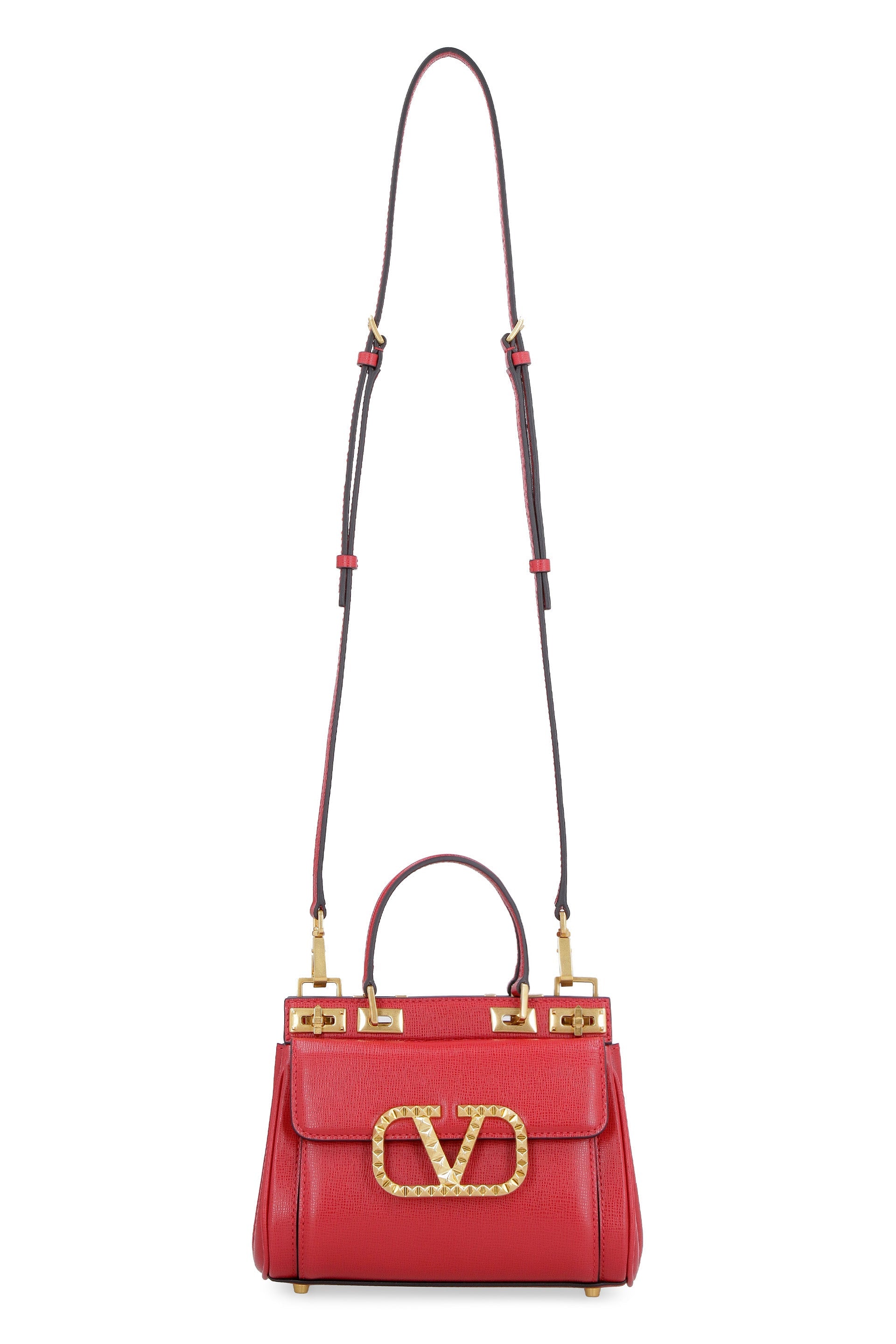 VLOGO leather shoulder bag red - Laxe Online