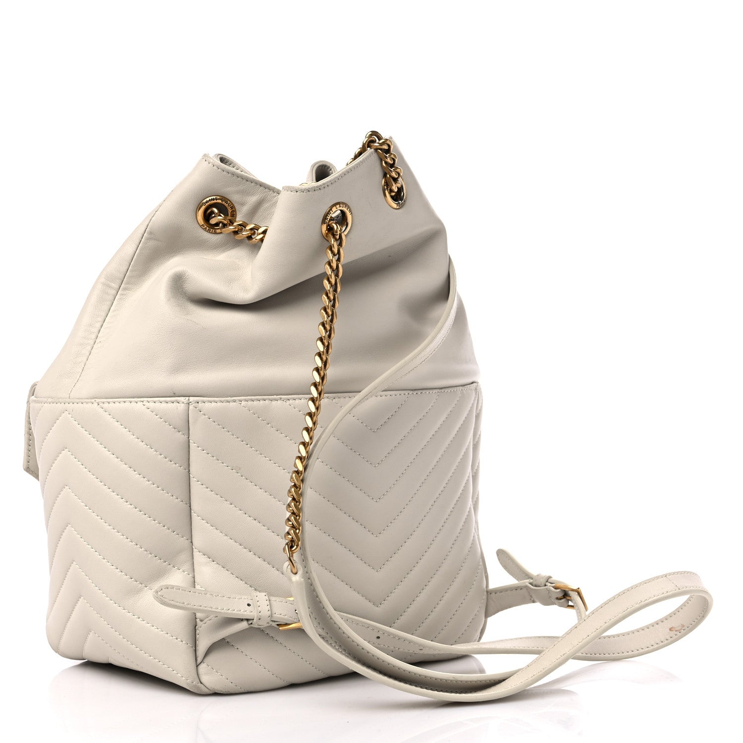 YSL quilted lambskin bucket bag - Laxe Online