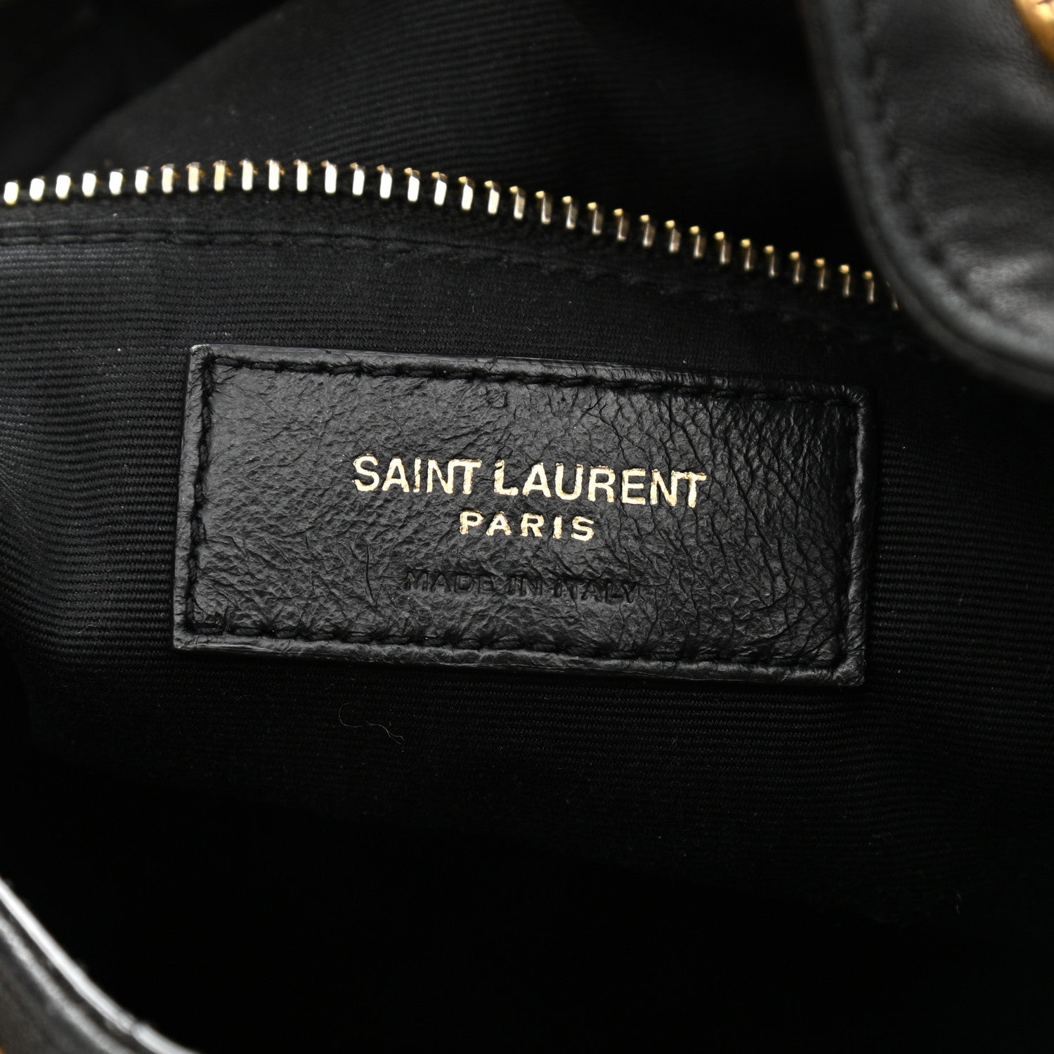 YSL quilted lambskin bucket bag - Laxe Online