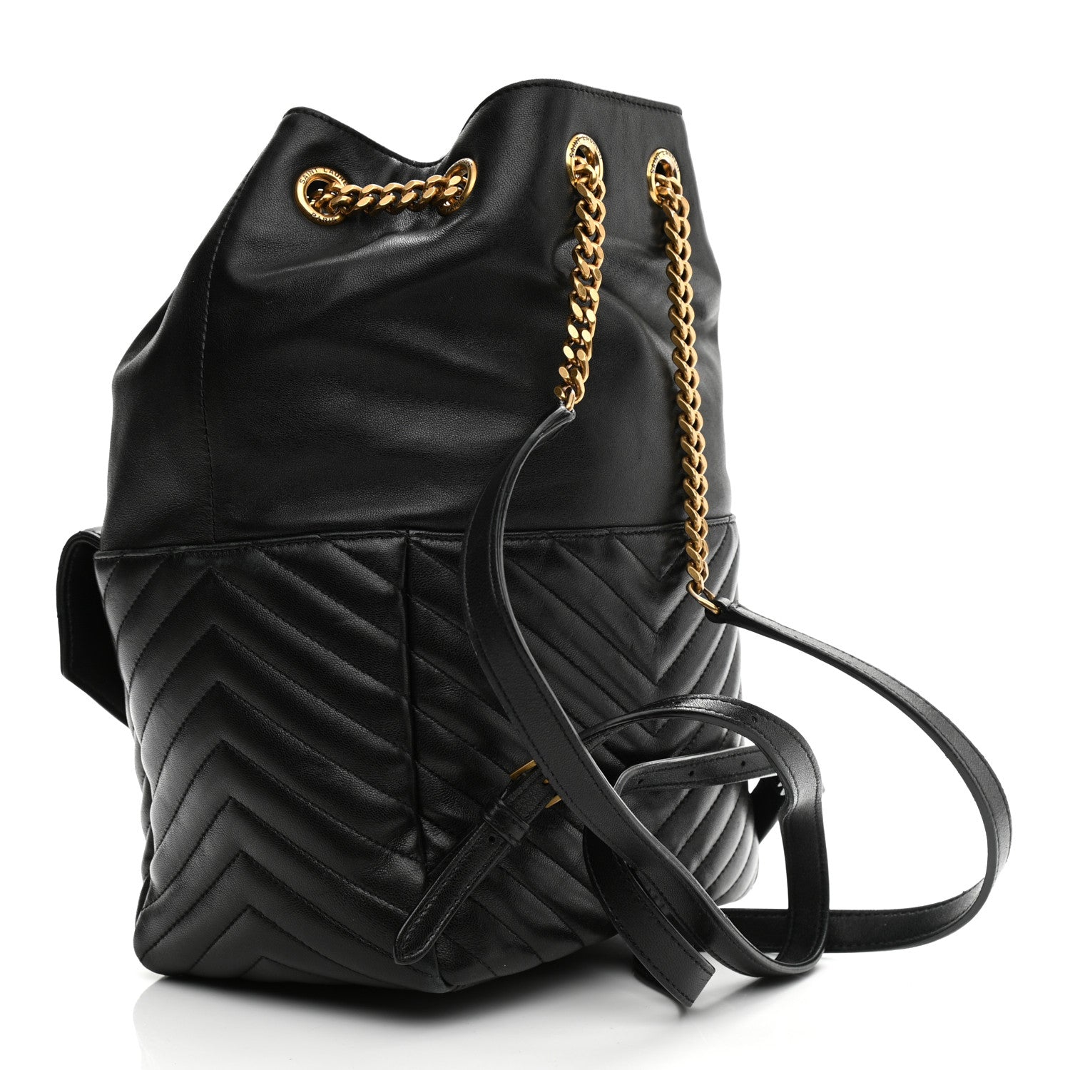 YSL quilted lambskin bucket bag - Laxe Online