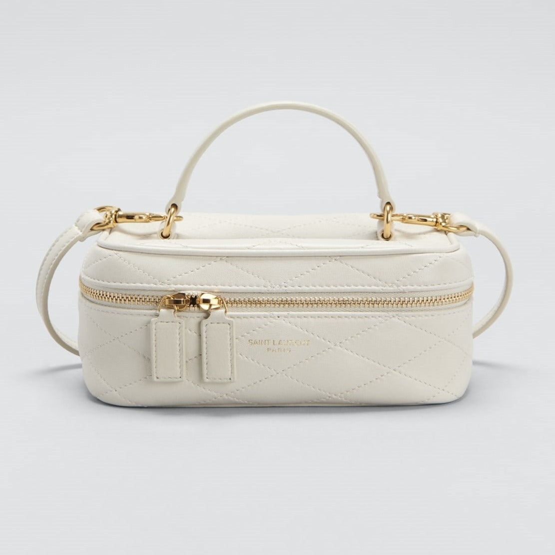 Saint Laurent Quilted East/West Vanity Bag - Laxe Online