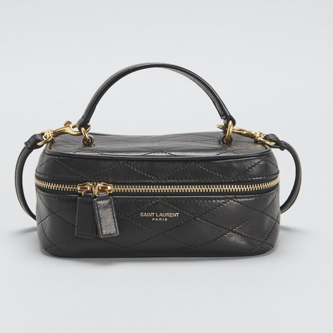Saint Laurent Quilted East/West Vanity Bag - Laxe Online