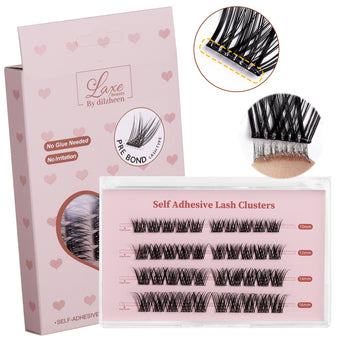 Self-Adhesive Lash Clusters – No Glue Needed