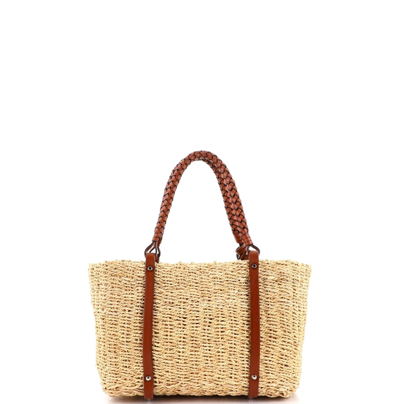 Prada beige raffia handbag - Laxe Online