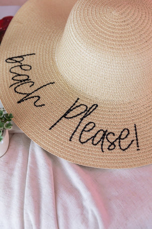 Personalized sun hat